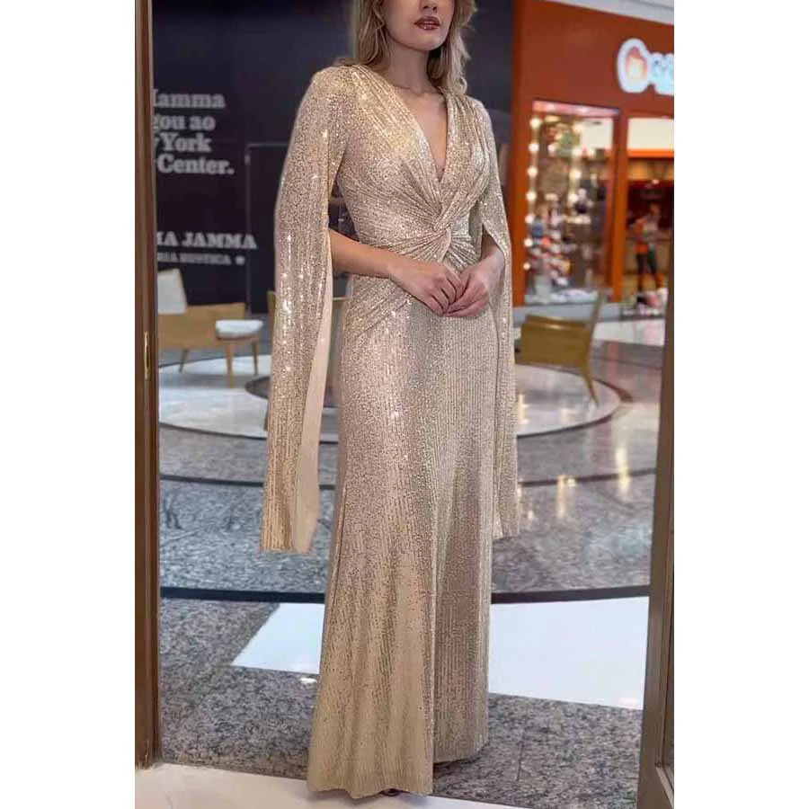 Chique elegante a-lijn jurk